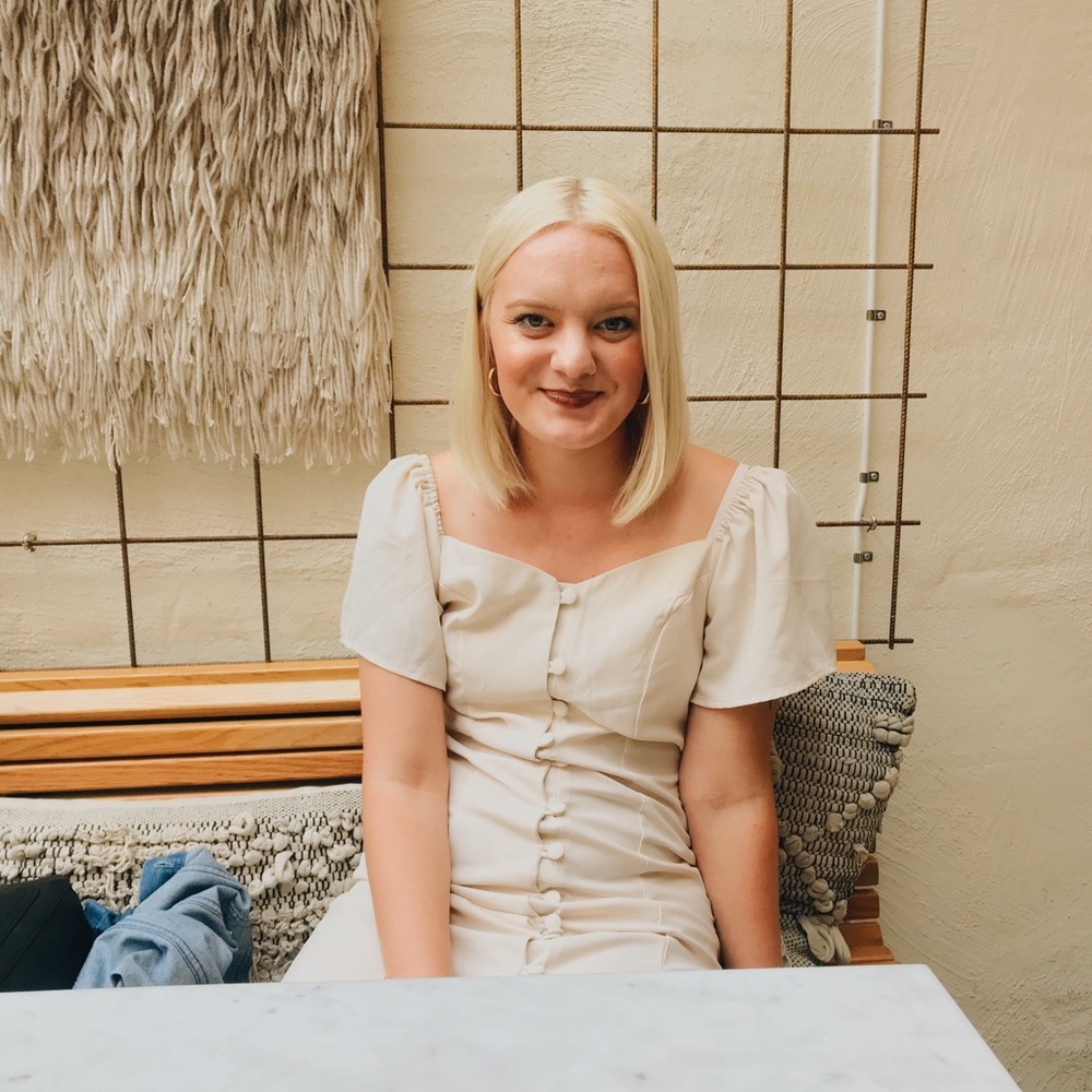 Puff Sleeve Cream Nasty Gal Mini Dress